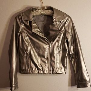 Silver Metallic Jacket